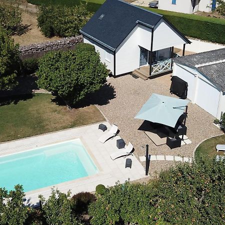 Gite Chalet-Piscine "Belle-Etoile" Touraine Anjou Courcelles-de-Touraine Exterior foto