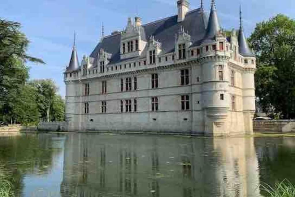 Gite Chalet-Piscine "Belle-Etoile" Touraine Anjou Courcelles-de-Touraine Exterior foto